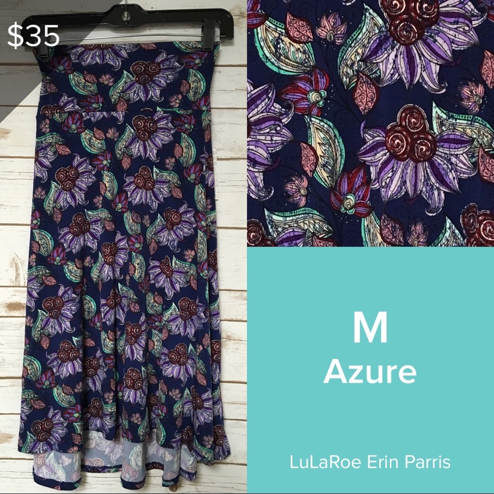 Medium LuLaRoe Azure skirt